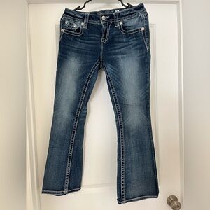 Miss Me Dark Blue Flare Jeans